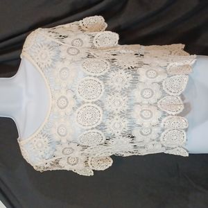 Charlotte Russe crotchet top
